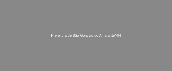 Provas Anteriores Prefeitura de São Gonçalo do Amarante/RN